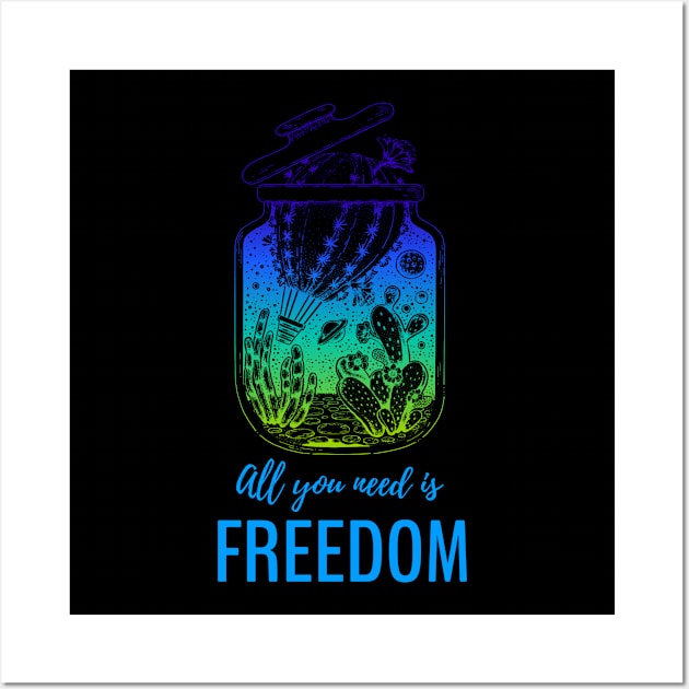 Freedom Wall Art by TambuStore